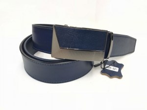 ceinture auto cuir marine